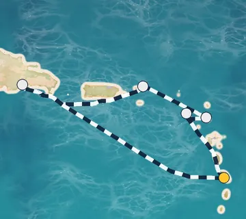 6 Night Fort-de-France to Fort-de-France cruise