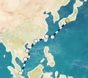 14 Night Osaka to Singapore cruise