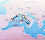 10 Night Rome to Barcelona cruise