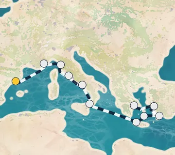 11 Night Barcelona to Athens cruise