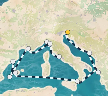 14 Night Monfalcone to Rome cruise