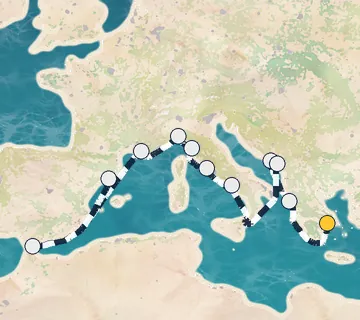 14 Night Athens to Barcelona cruise