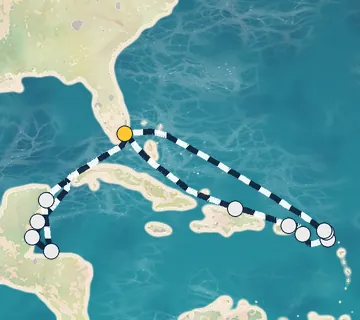 17 Night Miami to Miami cruise