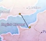 1 Night Paris to London cruise