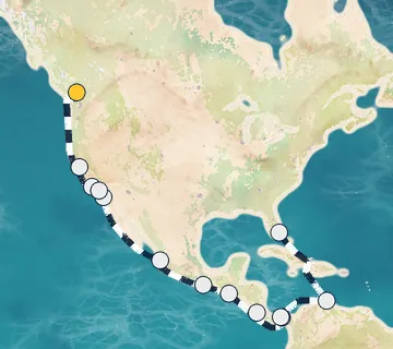 23 Night Vancouver to Ft. Lauderdale cruise