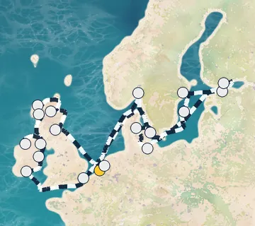 28 Night Rotterdam to Amsterdam cruise