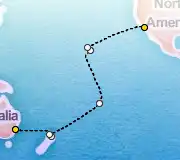 25 Night Sydney to Los Angeles cruise