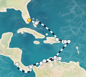 19 Night Fort Lauderdale to Puntarenas cruise