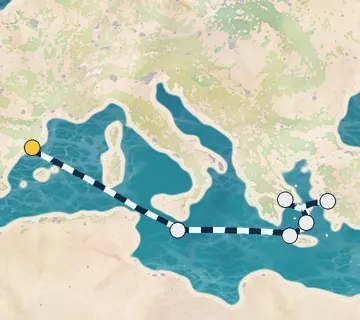 7 Night Barcelona to Athens cruise