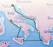 9 Night Rome to Venice cruise
