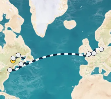 17 Night Quebec City to Hamburg cruise