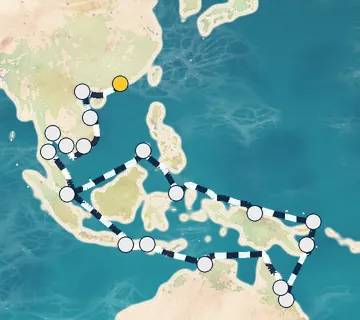 42 Night Hong Kong to Singapore cruise