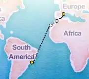14 Night Barcelona to Rio cruise