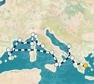14 Night Athens to Rome cruise