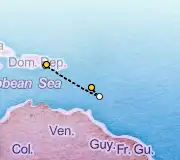 4 Night La Romana to Fort-de-France cruise