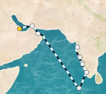 12 Night Doha to Mumbai cruise