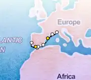 10 Night Cadiz to Barcelona cruise