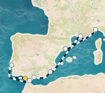 10 Night Cadiz to Barcelona cruise