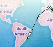 22 Night Palermo to Sao Paolo cruise