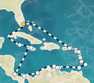 25 Night Miami to Miami cruise