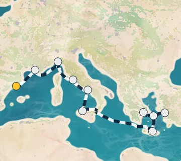 10 Night Barcelona to Athens cruise