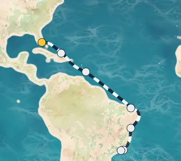 17 Night Ft. Lauderdale to Rio cruise