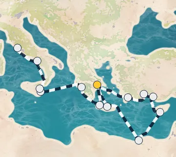 18 Night Athens to Rome cruise