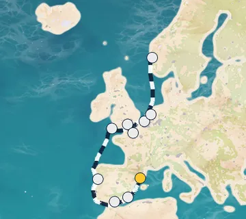 14 Night Barcelona to Bergen cruise