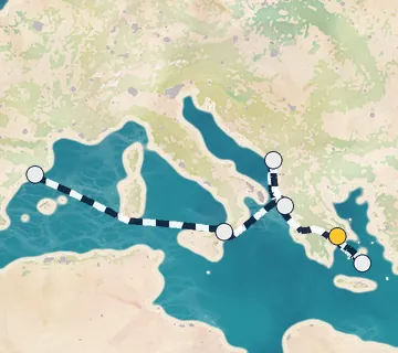 7 Night Athens to Barcelona cruise