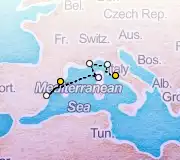 7 Night Barcelona to Rome cruise