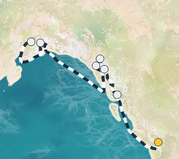 7 Night Vancouver to Anchorage cruise