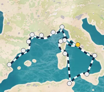 16 Night Rome to Barcelona cruise