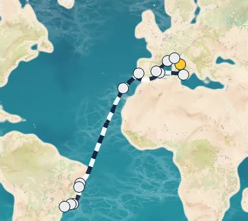24 Night Rome to Sao Paulo cruise