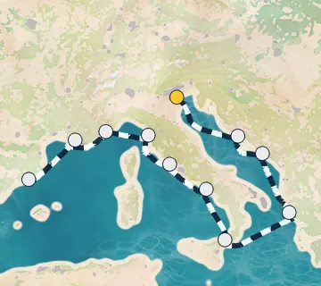 12 Night Venice to Barcelona cruise