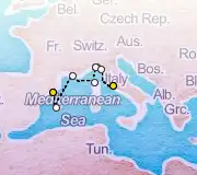 7 Night Barcelona to Rome cruise