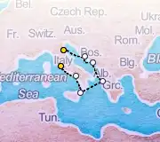 7 Night Rome to Ravenna cruise