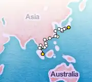 27 Night Tokyo to Singapore cruise