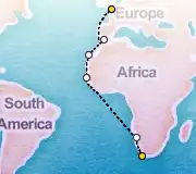 17 Night Cape Town to London cruise