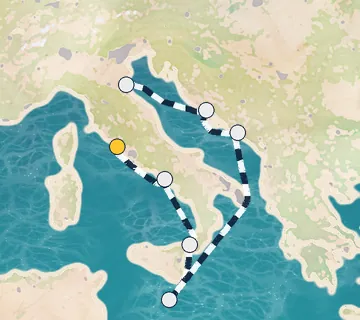 7 Night Rome to Ravenna cruise