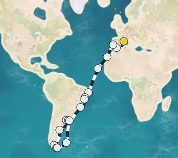 34 Night Barcelona to Buenos Aires cruise