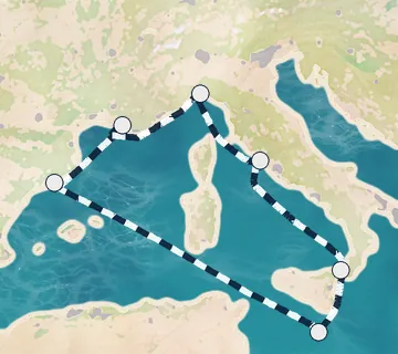 7 Night Messina to Taormina cruise