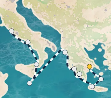 14 Night Athens to Rome cruise