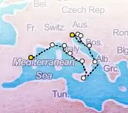 12 Night Venice to Barcelona cruise