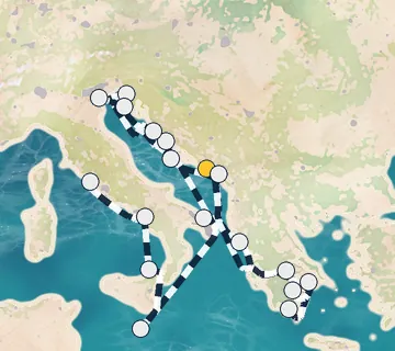 21 Night Dubrovnik to Rome cruise