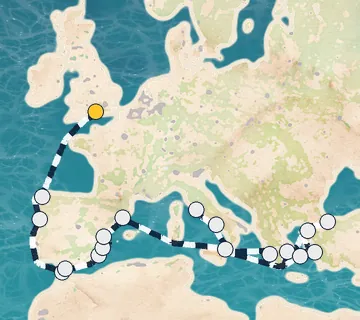 26 Night London to Rome cruise
