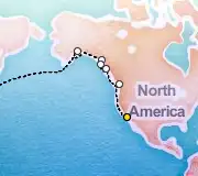 22 Night Tokyo to Los Angeles cruise