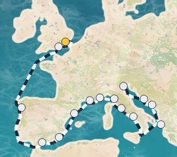 19 Night Tilbury to Venice cruise