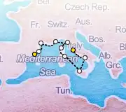 9 Night Rome to Barcelona cruise
