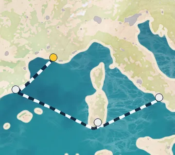 4 Night Marseille to Naples cruise