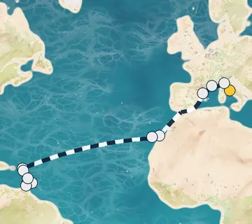 20 Night Rome to Fort-de-France cruise